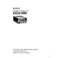 SONY CCU350 Owner's Manual cover photo