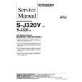 PIONEER SJ320V XE Service Manual cover photo