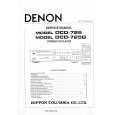 DENON DCD725 Service Manual cover photo