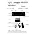 KENWOOD KDC5060R/RY Service Manual cover photo