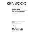 KENWOOD M-909DV Owner's Manual cover photo