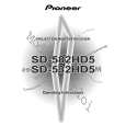 PIONEER SD-532HD5/KBXC Owner's Manual cover photo