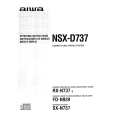 AIWA NSXD737 Owner's Manual cover photo
