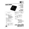 SONY MZ1 Service Manual cover photo