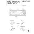 KENWOOD KRC2902G Service Manual cover photo