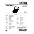 SONY GV200B Service Manual cover photo