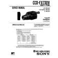 SONY CCD-FX730V Owner's Manual cover photo
