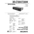 SONY XRC7200 Service Manual cover photo