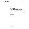 SONY PSLX250H Owner's Manual cover photo