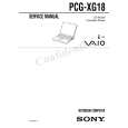 SONY PCGXG18 Service Manual cover photo