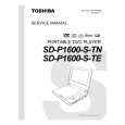 TOSHIBA SDP1600STE Service Manual cover photo