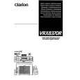 CLARION VRX8370R Owner's Manual cover photo