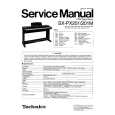 TECHNICS SXPX201 Service Manual cover photo