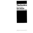 TECHNICS SH-8029 Owner's Manual cover photo