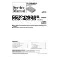 PIONEER CDXP636 Service Manual cover photo