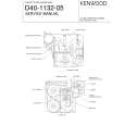 KENWOOD D40113205 Service Manual cover photo