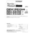 PIONEER DEH-P544R Service Manual cover photo