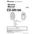 PIONEER CD-SR100/E Service Manual cover photo