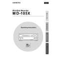 ONKYO MD-105X Service Manual cover photo