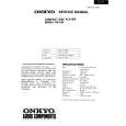 ONKYO DX100 Service Manual cover photo