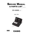 CASIO SF4300B Service Manual cover photo