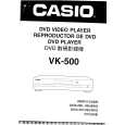CASIO VK-500 Owner's Manual cover photo