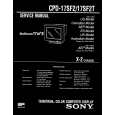 SONY CPD17SF2 Service Manual cover photo