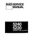 NAD 5220 Service Manual cover photo