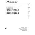 PIONEER DEH-2100UB/XN/EW5 Owner's Manual cover photo