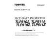 TOSHIBA TLP510E Service Manual cover photo