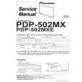 PIONEER PDP-502MXE/YVLDK/1 Service Manual cover photo