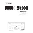TEAC DR-L700 Owner's Manual cover photo