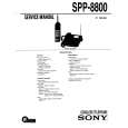 SONY SPP8800 Service Manual cover photo