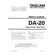 TEAC DA-20 Service Manual cover photo