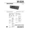 SONY XRC6200 Service Manual cover photo