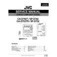 JVC CASPD752 Service Manual cover photo