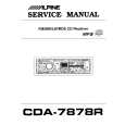 ALPINE CDA7878R Service Manual cover photo