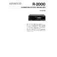 KENWOOD R-2000 Owner's Manual cover photo