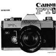 CANON FTB Owner's Manual cover photo