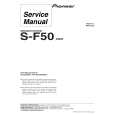 PIONEER S-F50/XDCN Service Manual cover photo