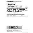 PIONEER DEH-P5700MP/X1P/EW Service Manual cover photo
