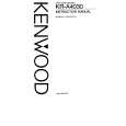 KENWOOD KRA4030 Owner's Manual cover photo