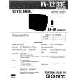 SONY KVX2133 Service Manual cover photo