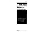 TECHNICS SH-8075 Owner's Manual cover photo