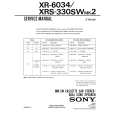 SONY XR-6034 Service Manual cover photo