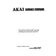 AKAI GXF37 Service Manual cover photo