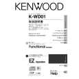 KENWOOD K-WD01 Owner's Manual cover photo