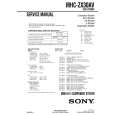 SONY MHCZX30AV Service Manual cover photo