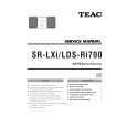 TEAC SR-LXI Service Manual cover photo