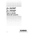 CASIO FX-3650P Owner's Manual cover photo